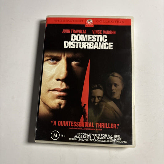 Domestic Disturbance (DVD, 2001) John Travolta, Vince Vaughn Region 4