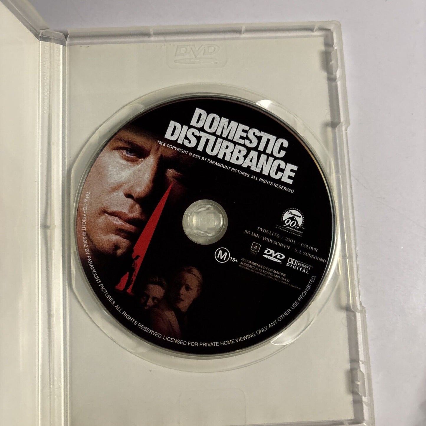 Domestic Disturbance (DVD, 2001) John Travolta, Vince Vaughn Region 4
