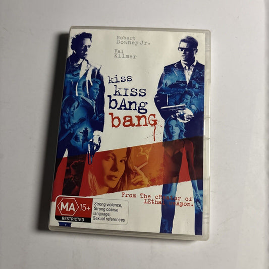 Kiss Kiss Bang Bang (DVD, 2005) Robert Downey Jr, Val Kilmer Region 4