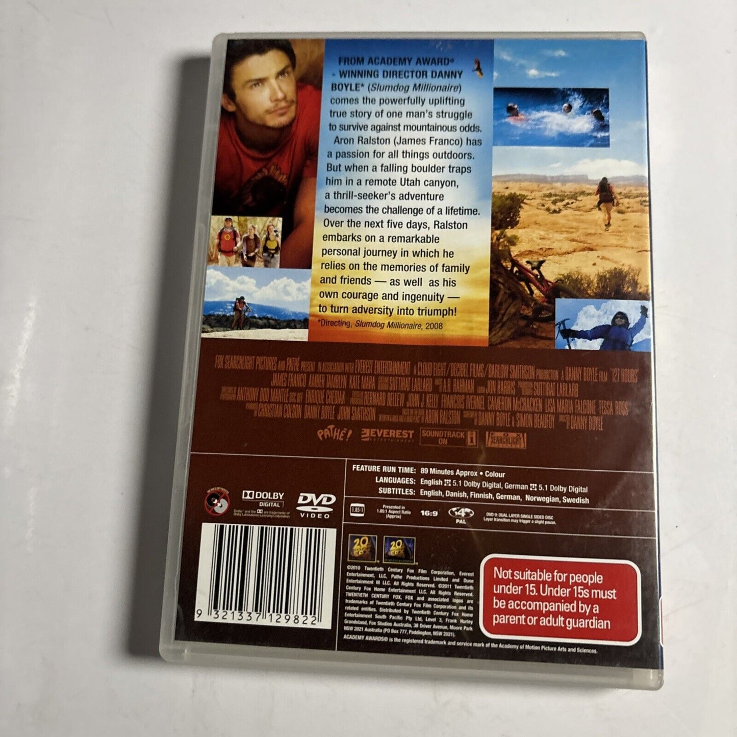 127 Hours (DVD, 2010) James Franco Region 4