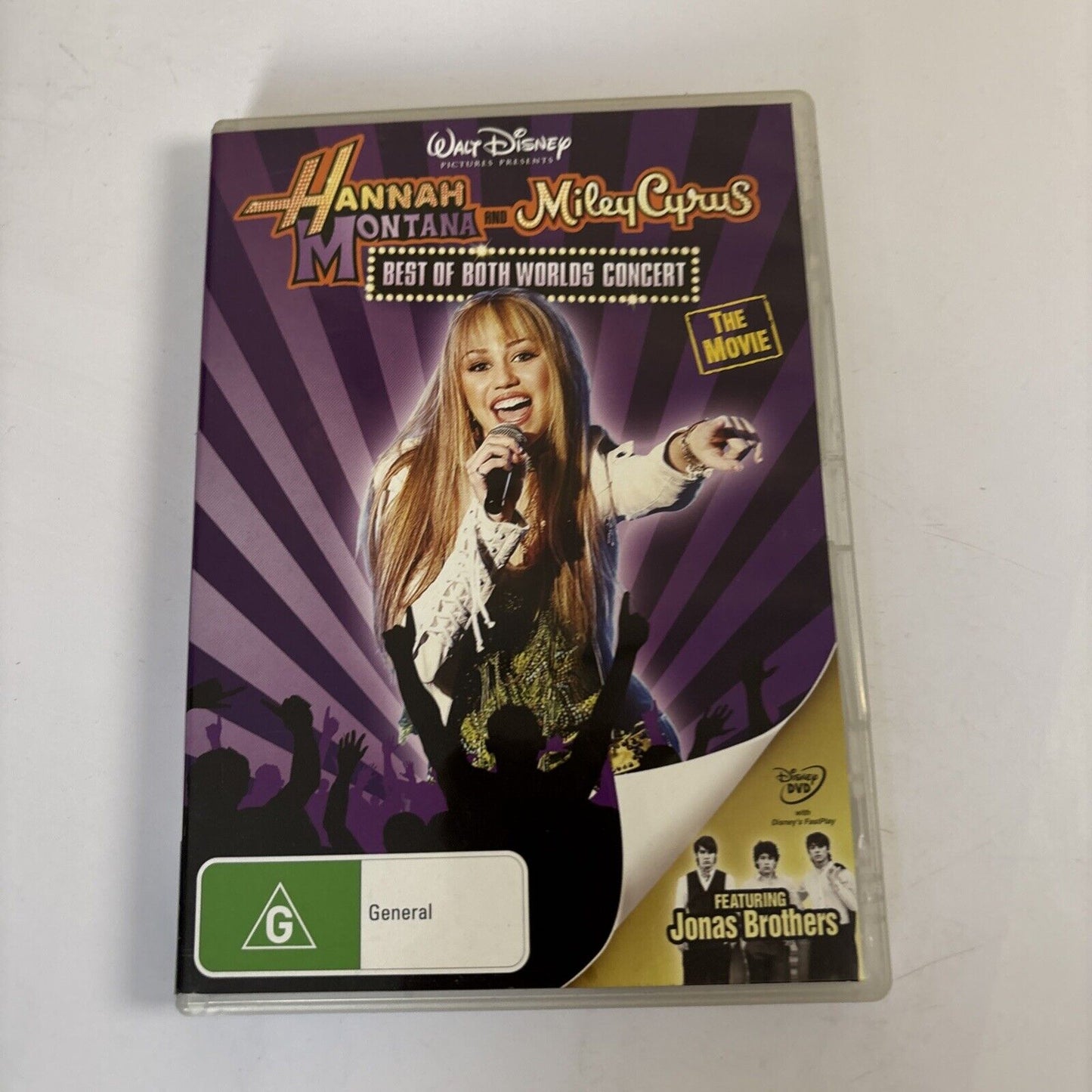 Hannah Montana and Miley Cyrus - Best of both Worlds Concert Tour (DVD, 2008)
