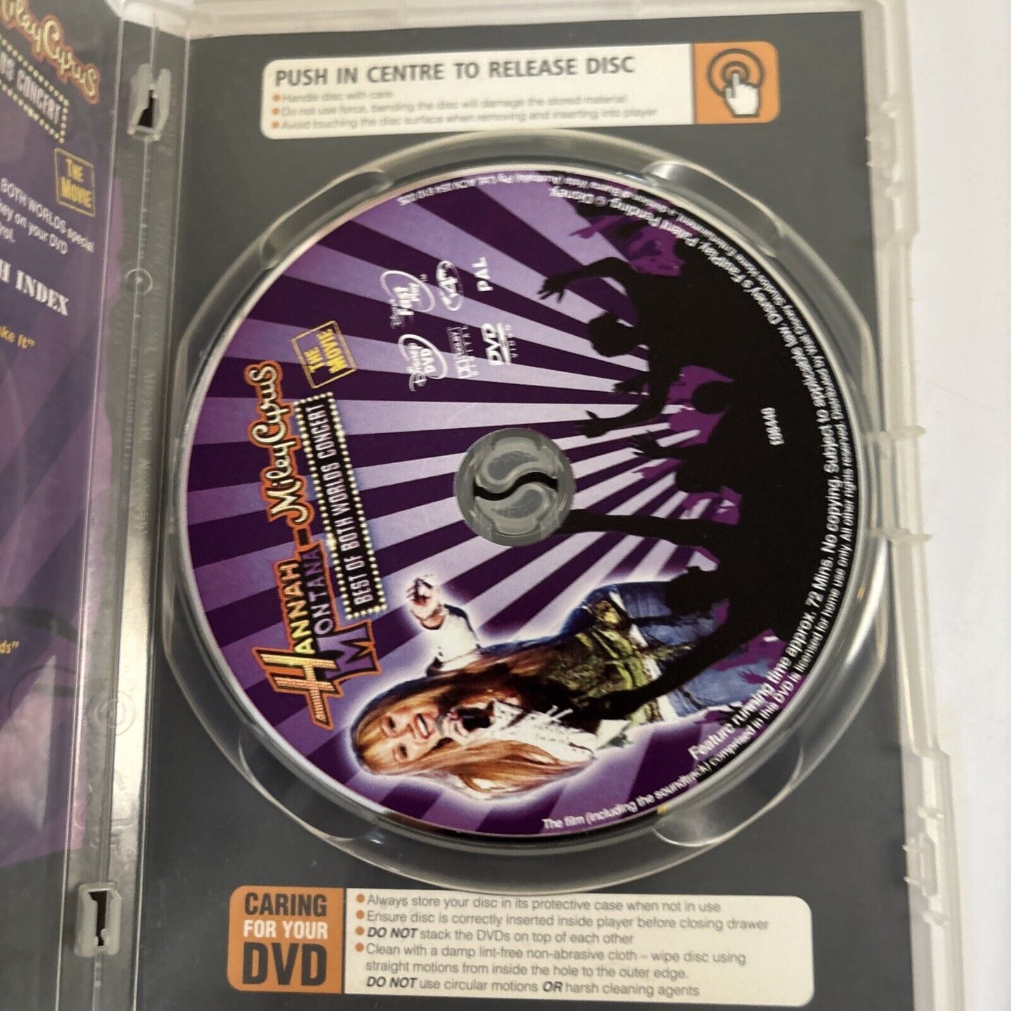 Hannah Montana and Miley Cyrus - Best of both Worlds Concert Tour (DVD, 2008)