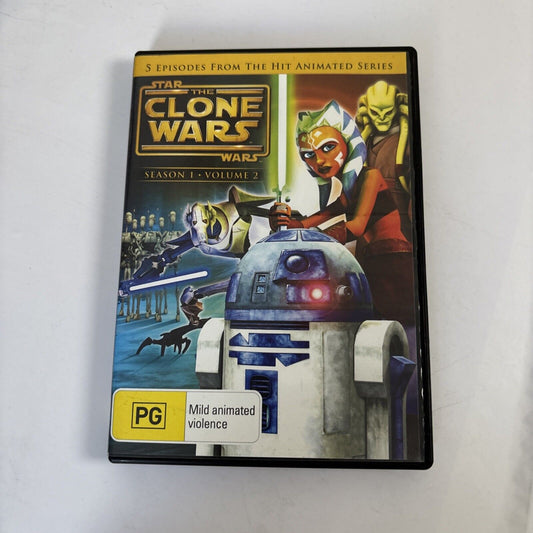 Star Wars - The Clone Wars : Season 1 : Vol 2 (DVD, 2008) Region 4