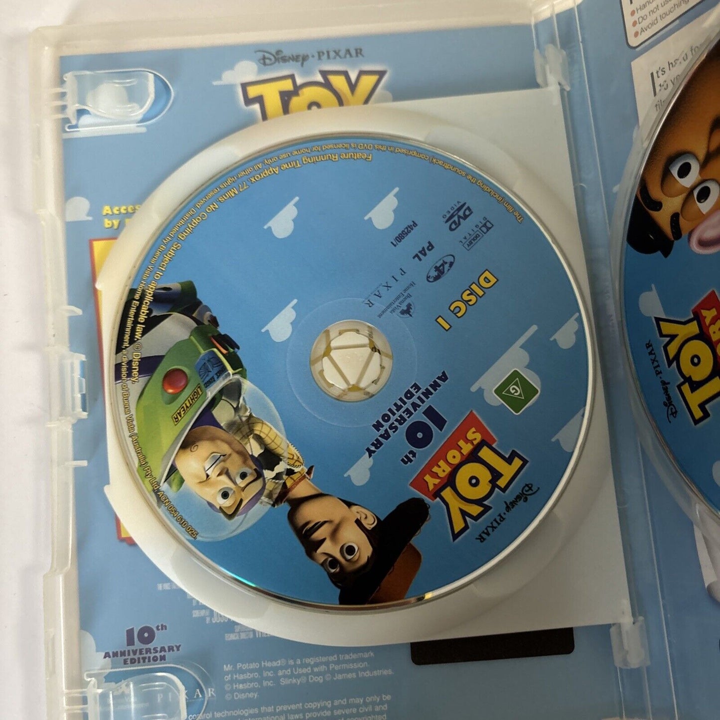 Toy Story - 10th Anniversary Edition (DVD, 1995, 2-Disc) Region 4