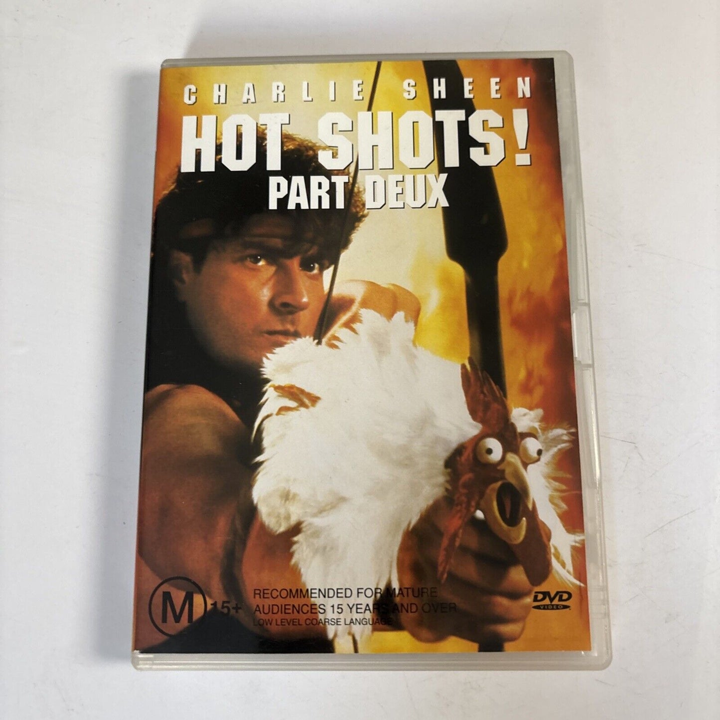 Hot Shots! Part Deux (DVD, 1993) Charlie Sheen, Rowan Atkinson NEW Region 4