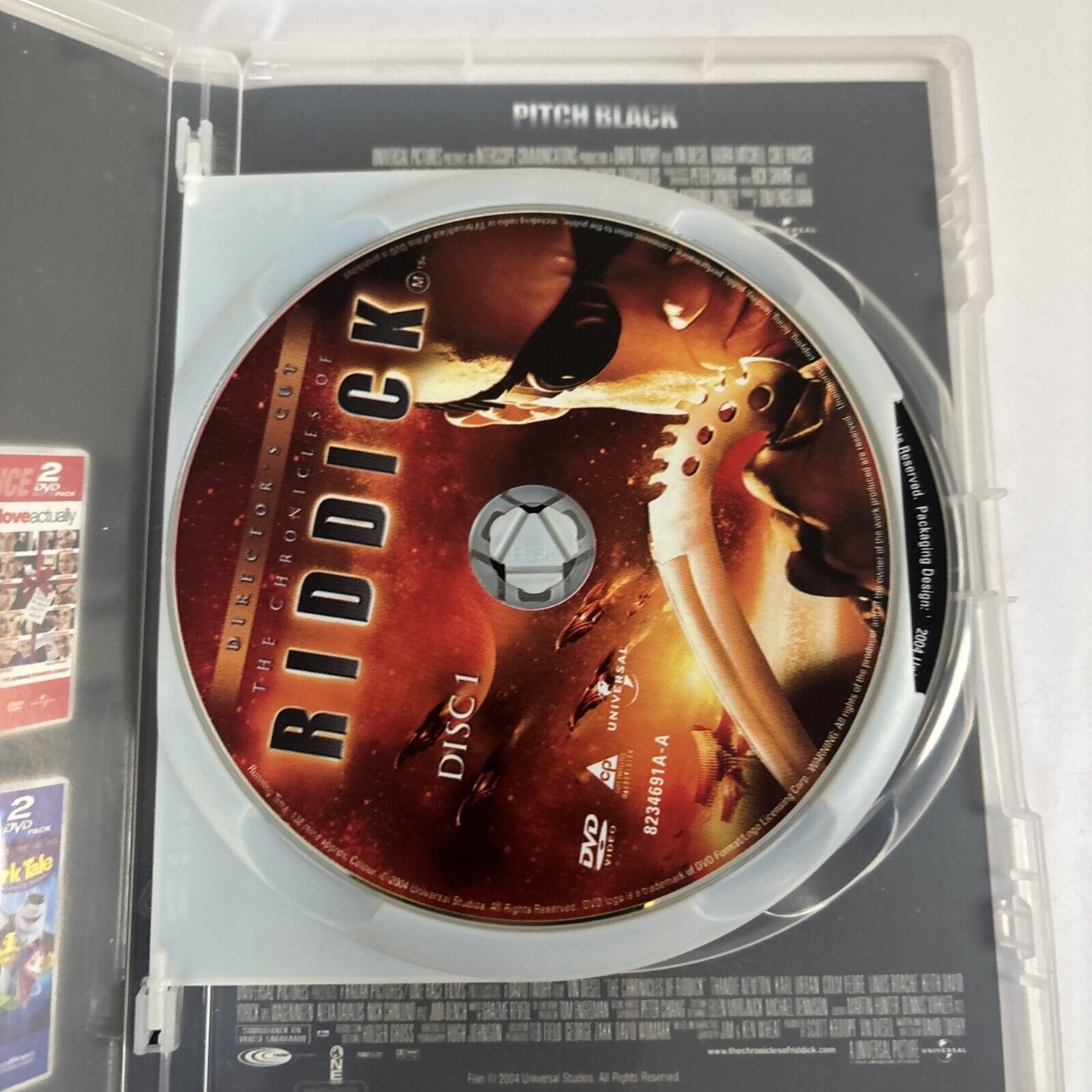 Pitch Black / The Chronicles of Riddick (DVD, 2-Disc) Vin Diesel Region 4