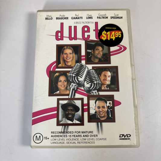 Duets (DVD, 2000) Gwyneth Paltrow, Huey Lewis Region 4