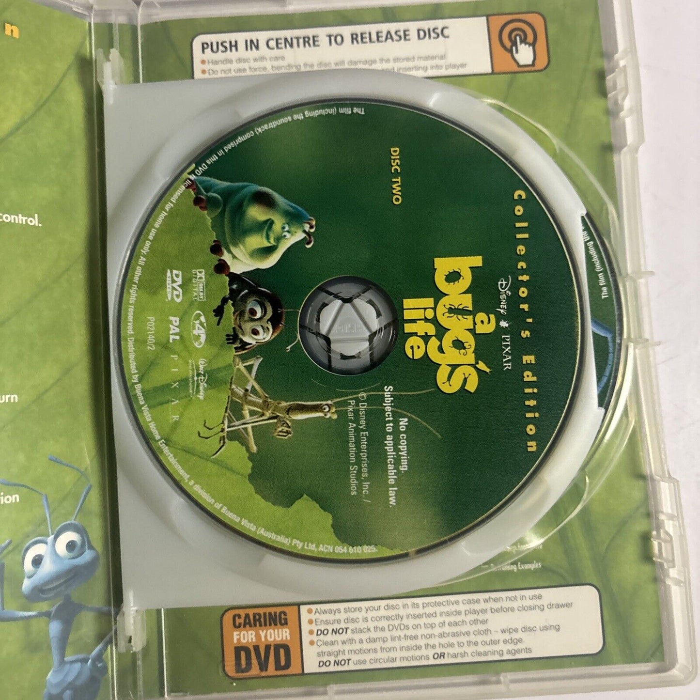 A Bug's Life (Collector's Edition, DVD, 1998)  Region 4