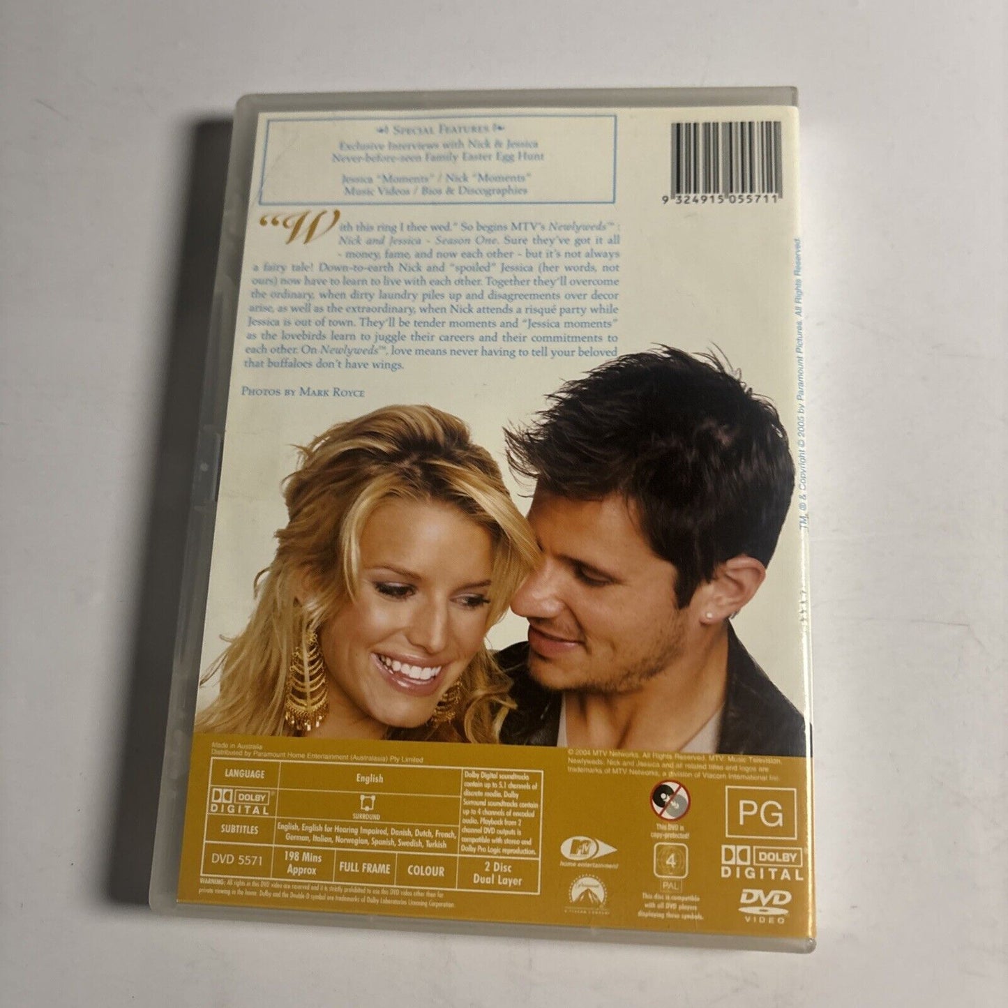 Newlyweds : Season 1 (DVD, 2003, 2-Disc) Jessica Simpson Region 4