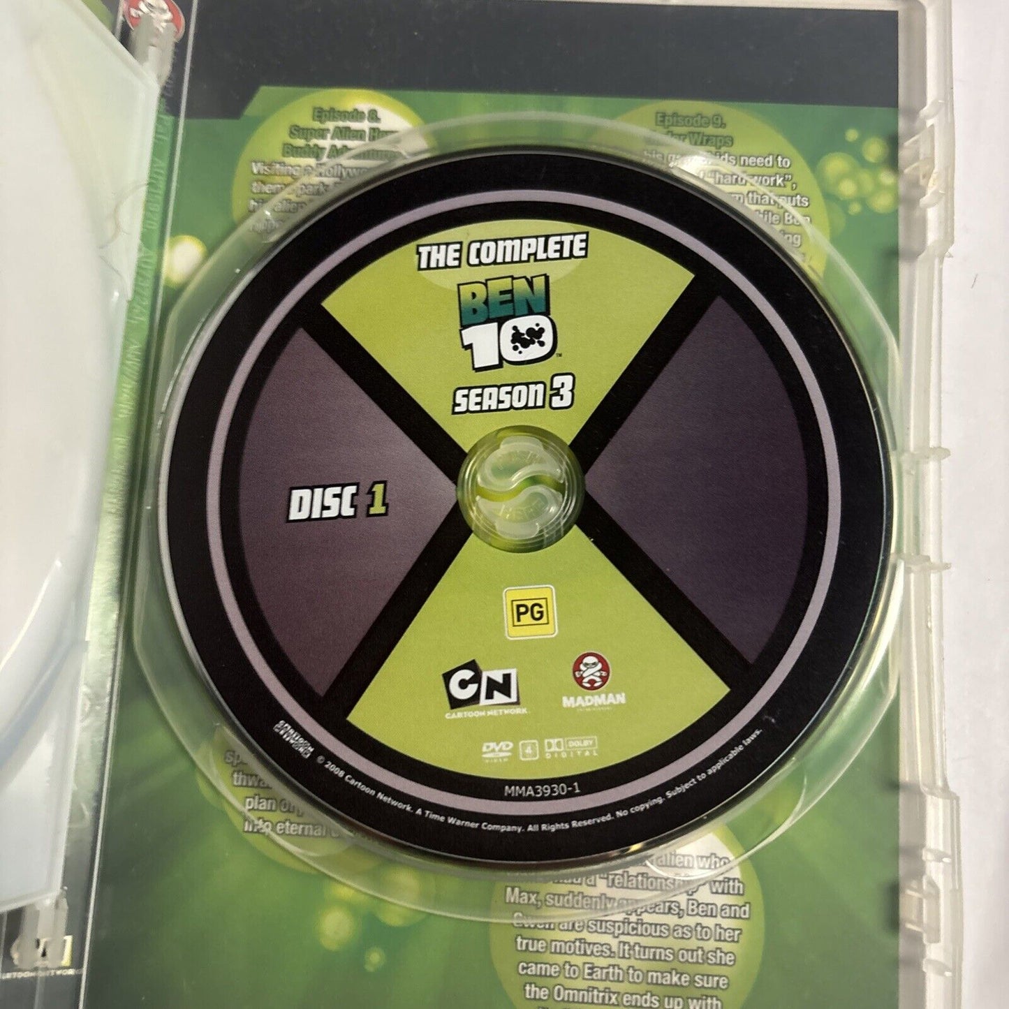 Ben 10 - Alien Force : Season 2 & 3 (DVD, 2008, 4-Disc) Region 4