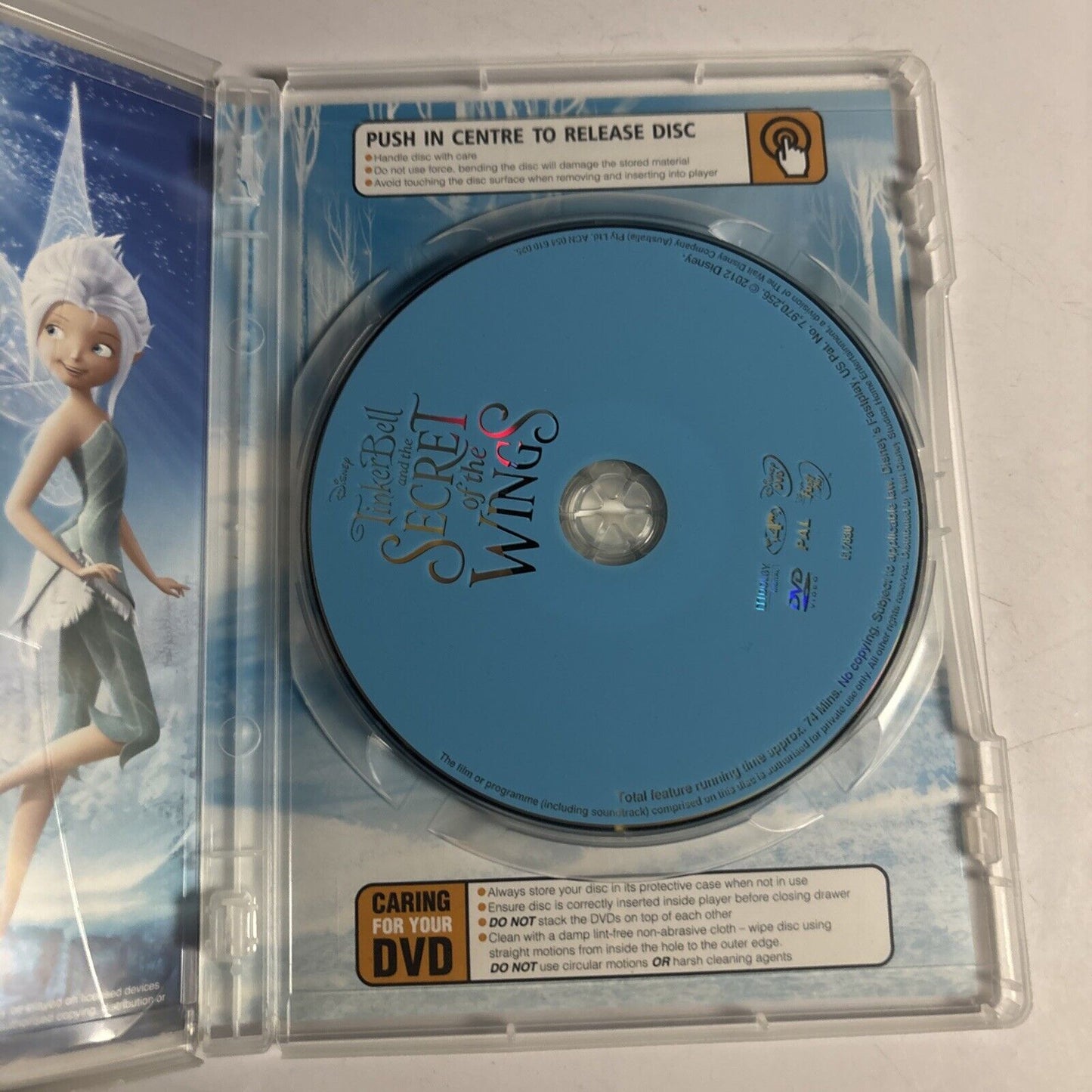 Tinkerbell and the Secret of the Wings (DVD, 2012) Region 4