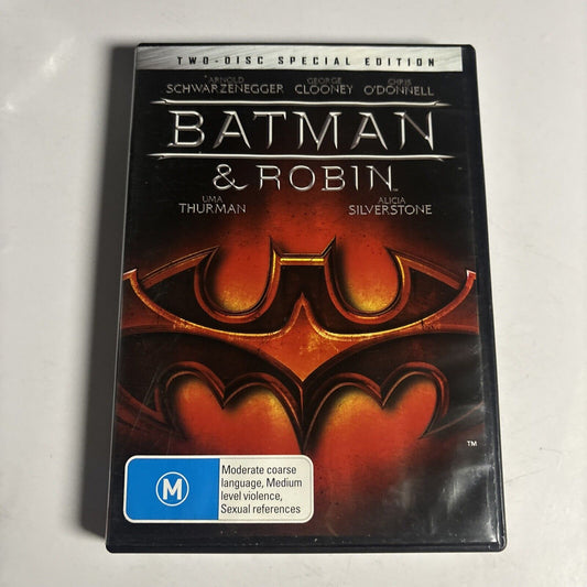 Batman and Robin (Special Edition, DVD, 1997, 2-Disc) George Clooney Region 4