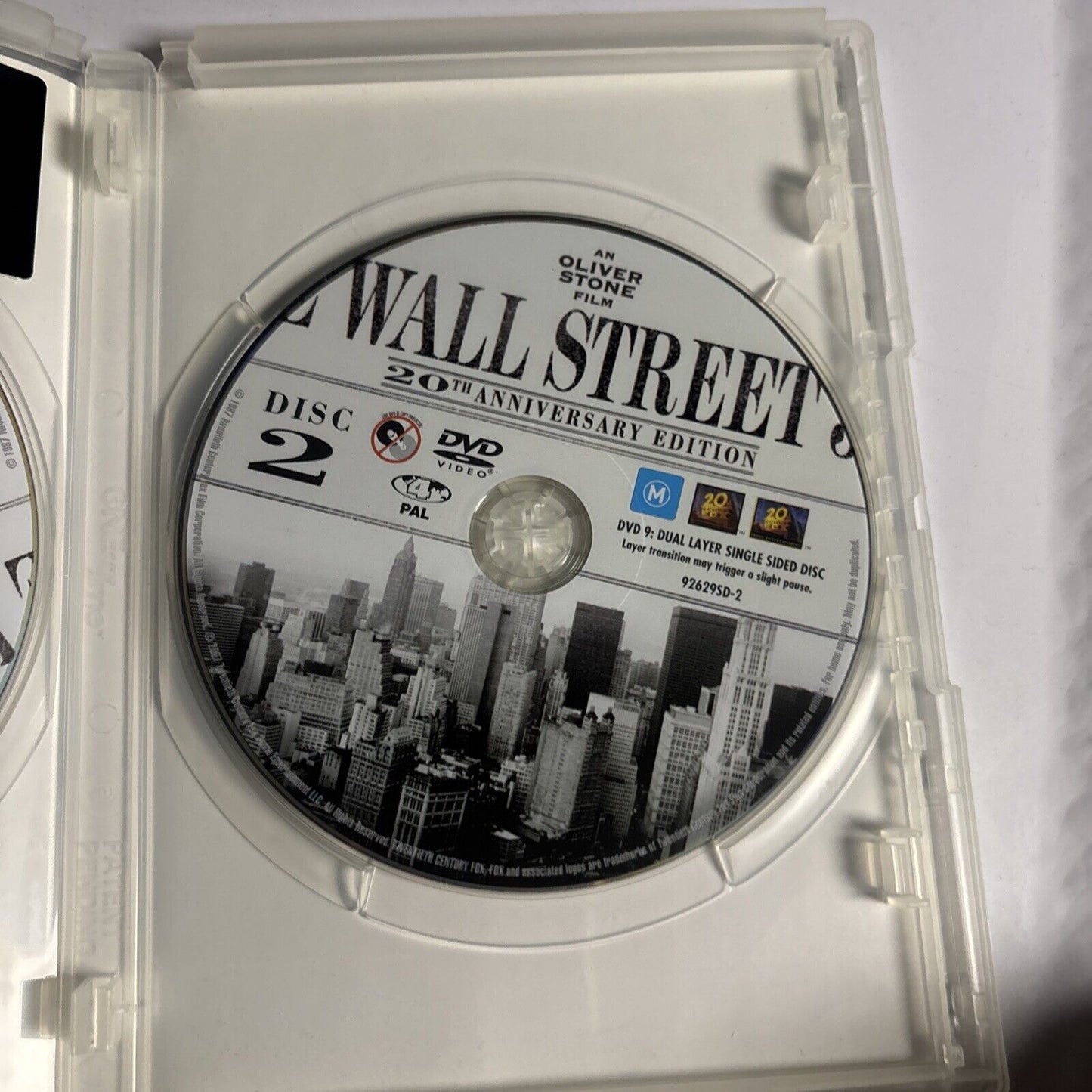 Wall Street - 25th Anniversary Edition (DVD, 1987) Charlie Sheen Region 4