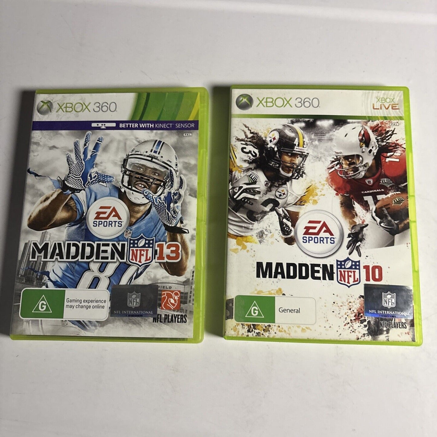 Madden NFL 2010 & 2013 Microsoft Xbox 360 PAL