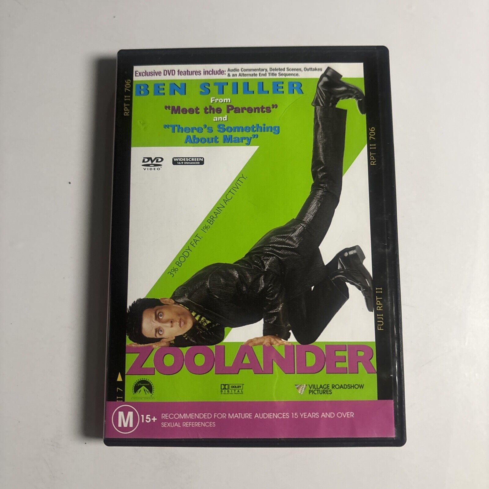 Zoolander (DVD, 2001) Ben Stiller Region 4 – Retro Unit