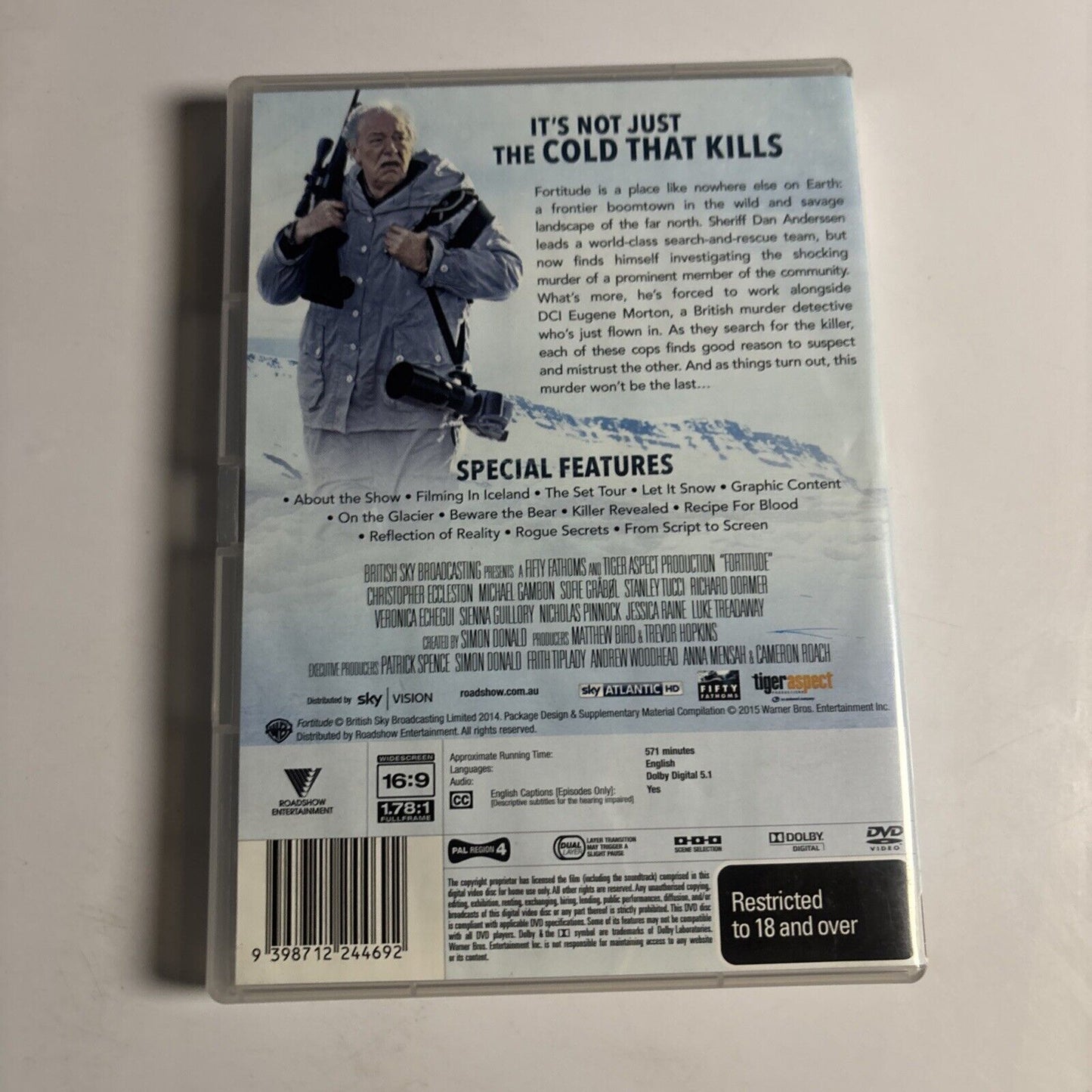 Fortitude : Season 1 (DVD, 2015, 3-Disc) Stanley Tucci, Dennis Quaid Region 4