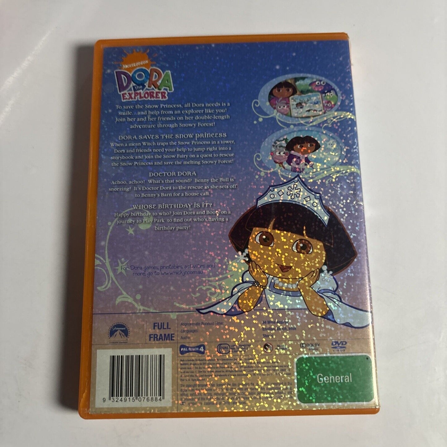 Dora the Explorer - Dora Saves the Snow Princess (DVD, 2008) Region 4
