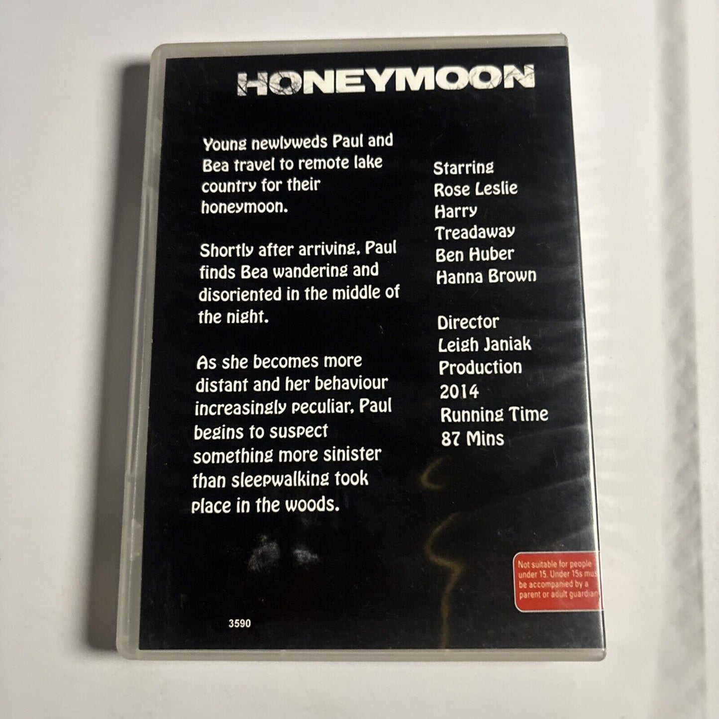 Honeymoon (DVD, 2014) Rose Leslie, Harry Treadaway Region 4