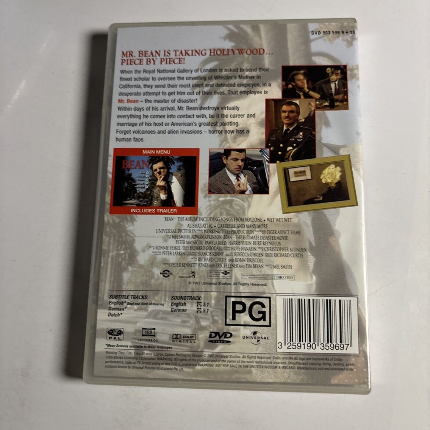 Bean - The Ultimate Disaster Movie (DVD, 1997) Rowan Atkinson NEW Region 4 &2