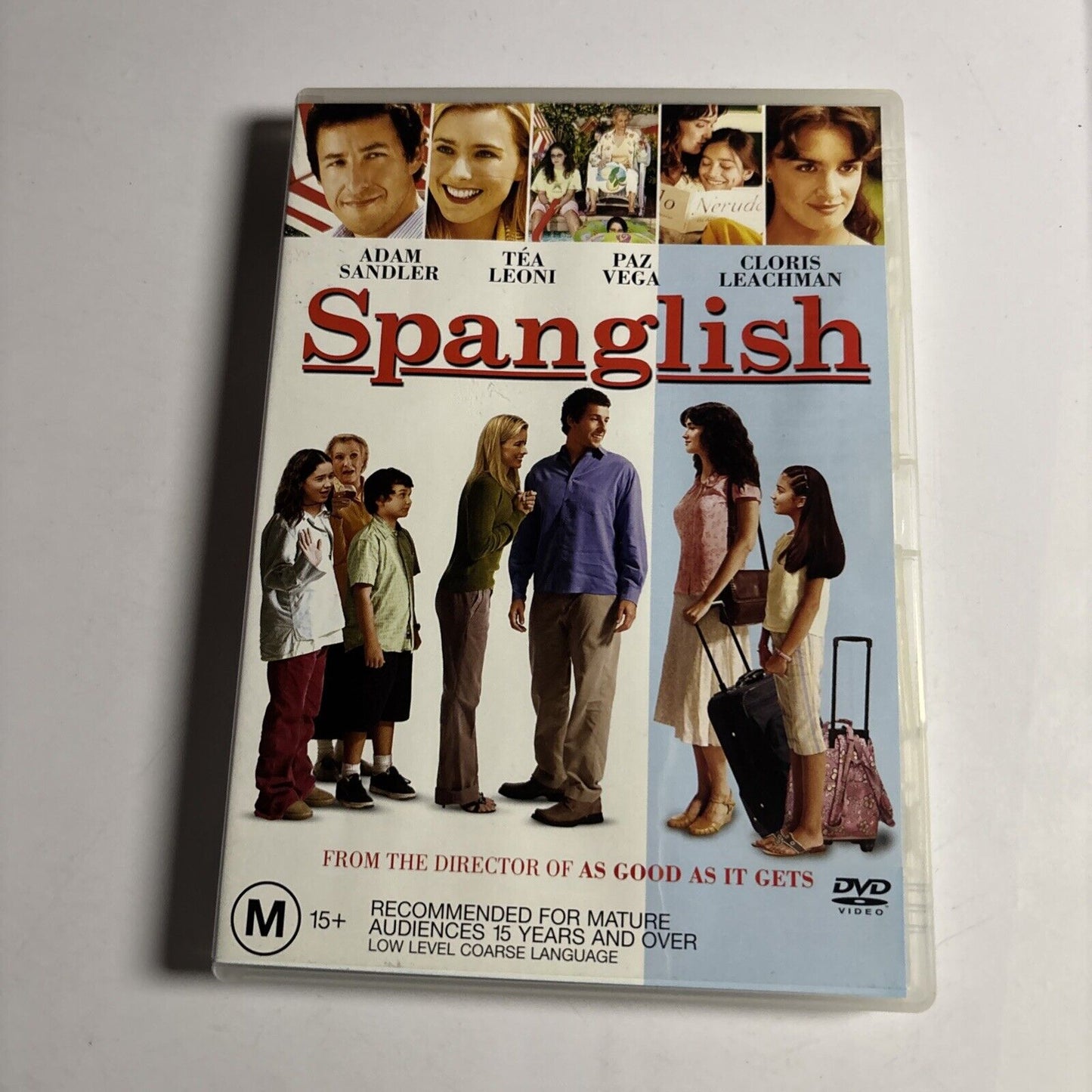 Spanglish (DVD, 2004) Adam Sandler, Tea Leoni, Paz Vega NEW Region 4