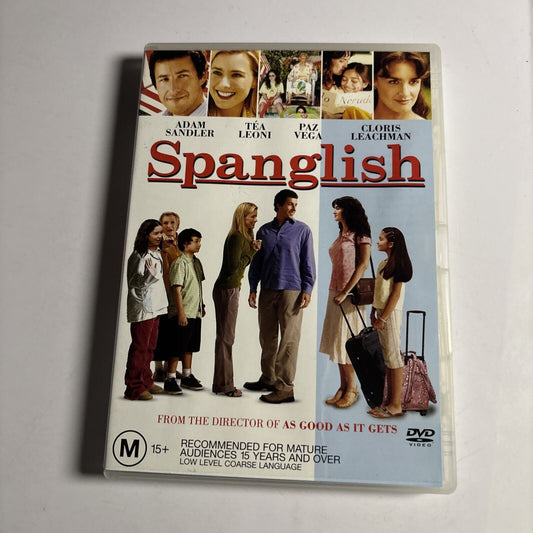 Spanglish (DVD, 2004) Adam Sandler, Tea Leoni, Paz Vega NEW Region 4