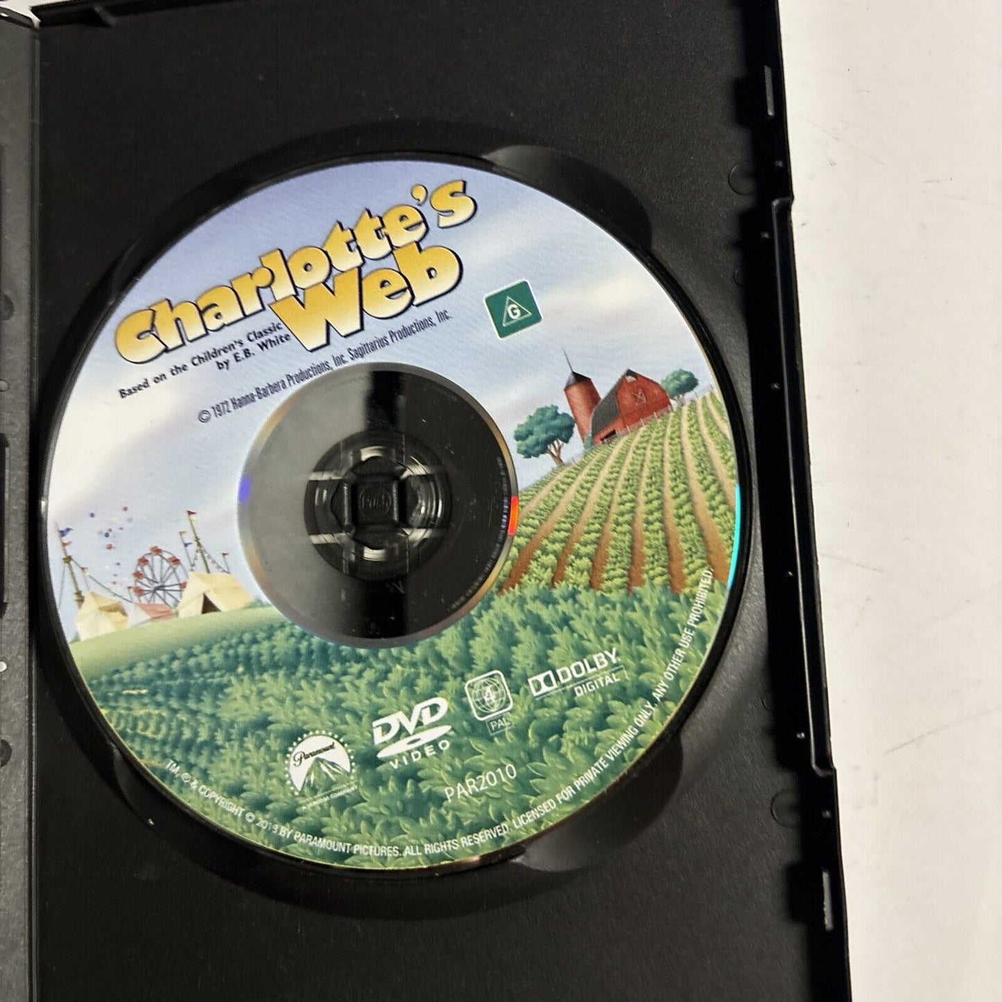 Charlotte's Web (DVD, 1973) Debbie Reynolds, Paul Lynde, Henry Gibson Region 4