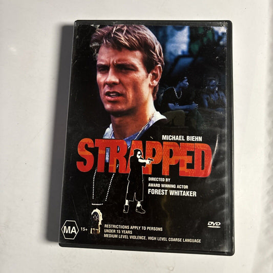 Strapped (DVD, 1993) Michael Biehn, Bokeem Woodbine Region 4