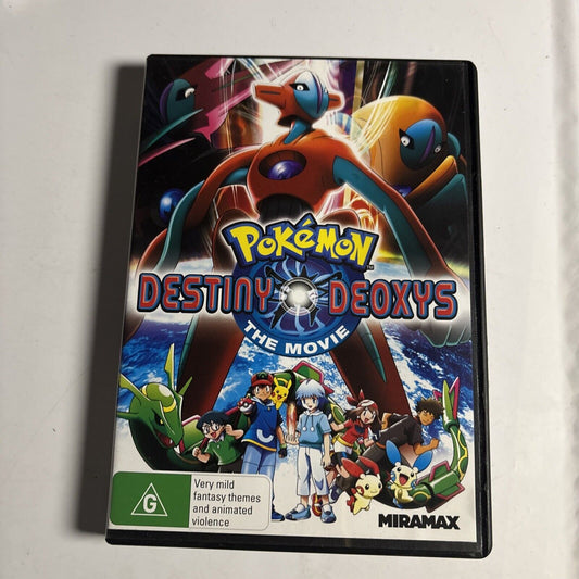 Pokemon the Movie - Destiny Deoxys (DVD, 2004) Region 4