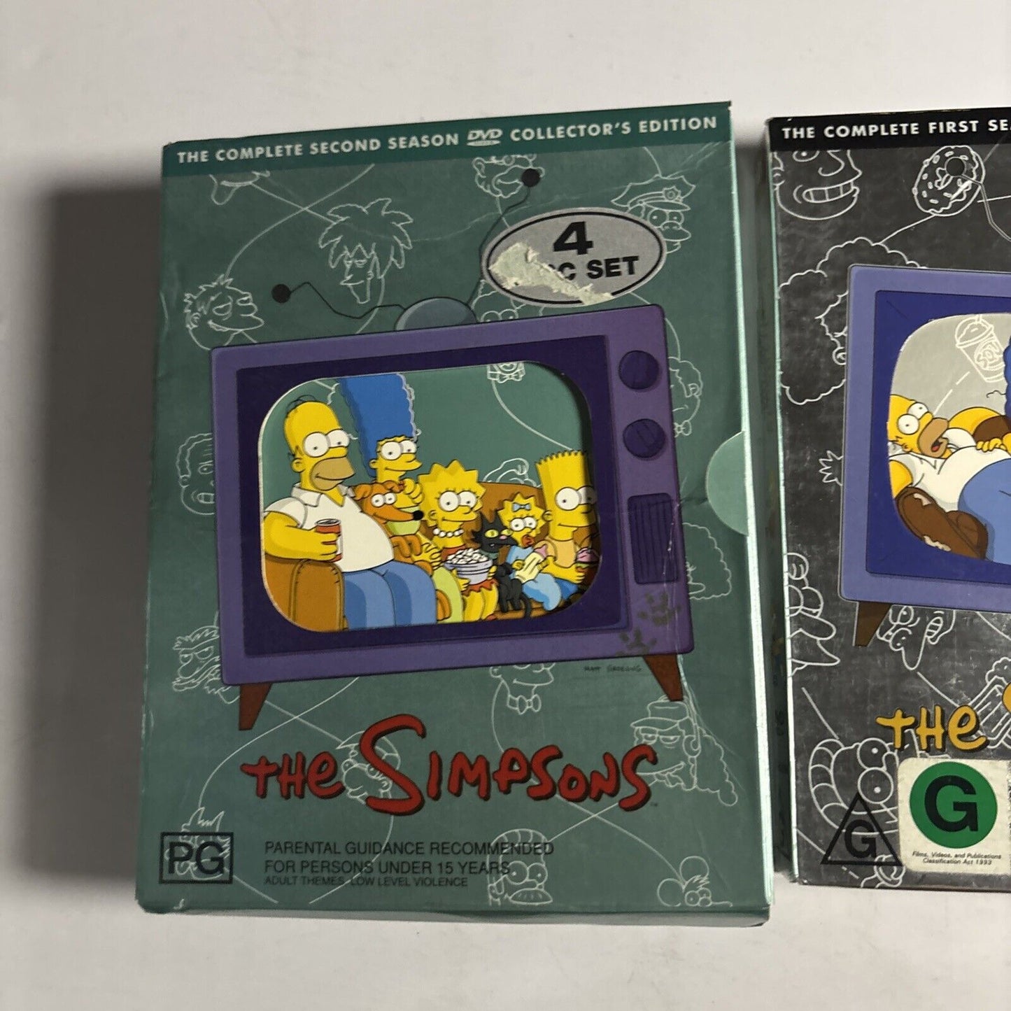 The Simpsons - Season 1 & 2 (DVD, 7-Disc) Region 4