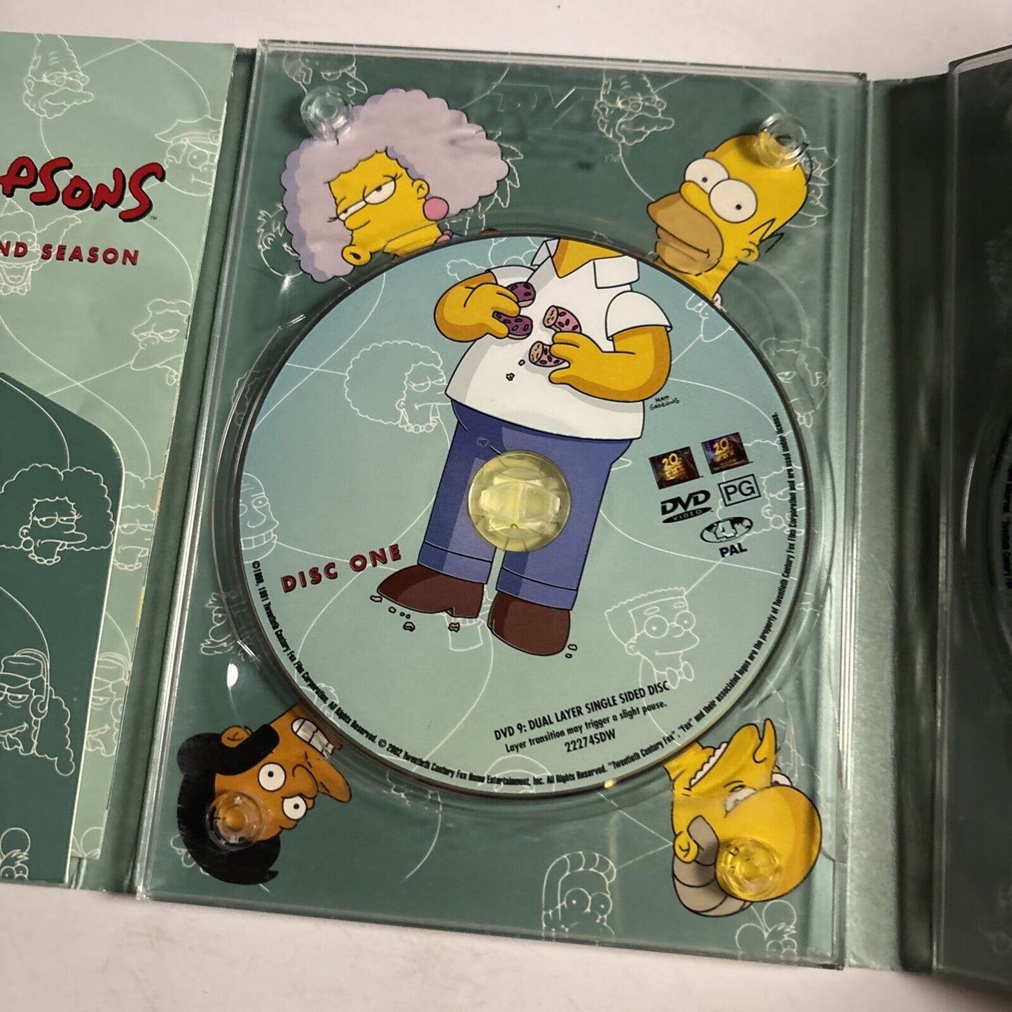 The Simpsons - Season 1 & 2 (DVD, 7-Disc) Region 4