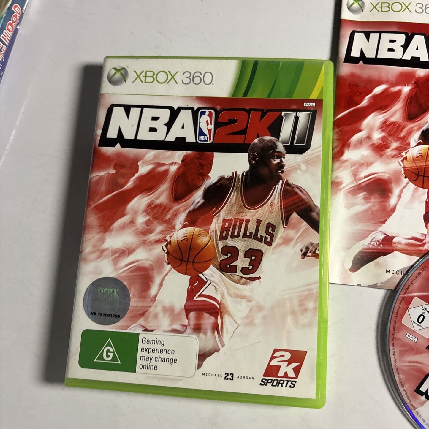 NBA 2K11 Microsoft Xbox 360 PAL Game Complete with Manual Michael Jordan