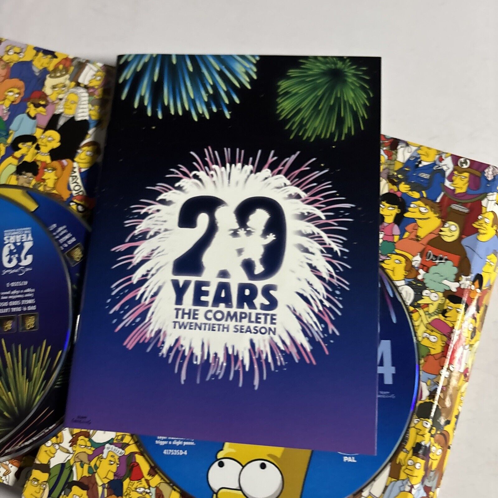 The Simpsons - Season 20 (DVD, 2008, 4-Disc) Region 4 – Retro Unit