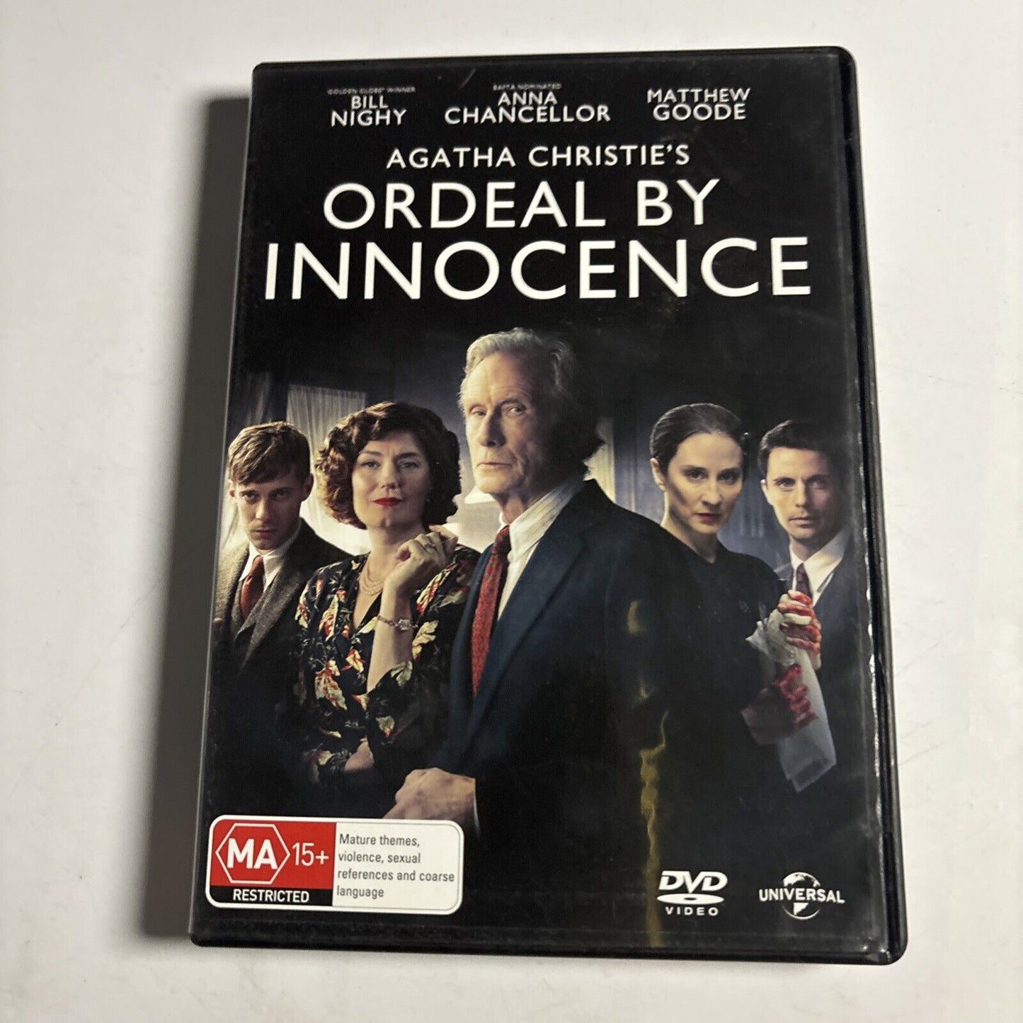 Agatha Christie - Ordeal by Innocence (DVD, 2018) Anna Chancellor Region 4 &2