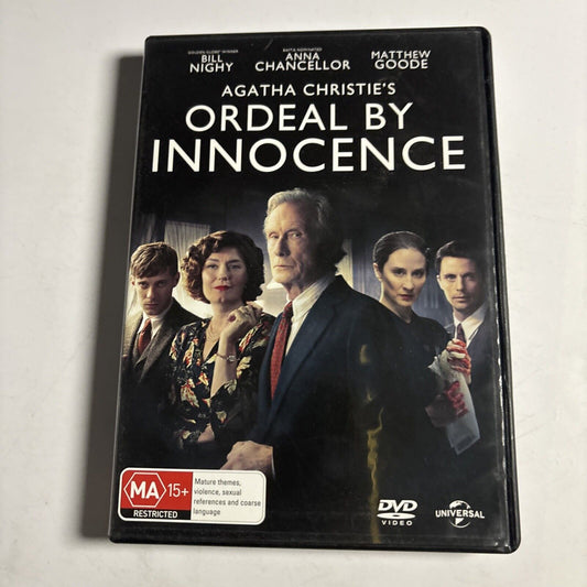 Agatha Christie - Ordeal by Innocence (DVD, 2018) Anna Chancellor Region 4 &2