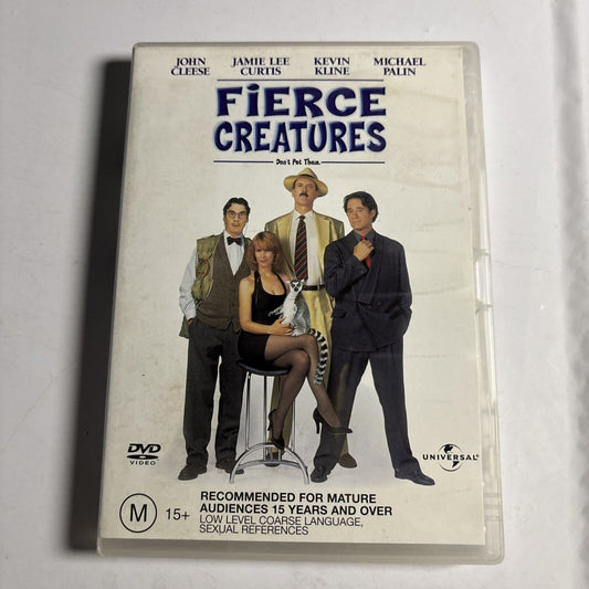Fierce Creatures (DVD, 1996) John Cleese, Kevin Kline, Jamie Lee Curtis Region 4