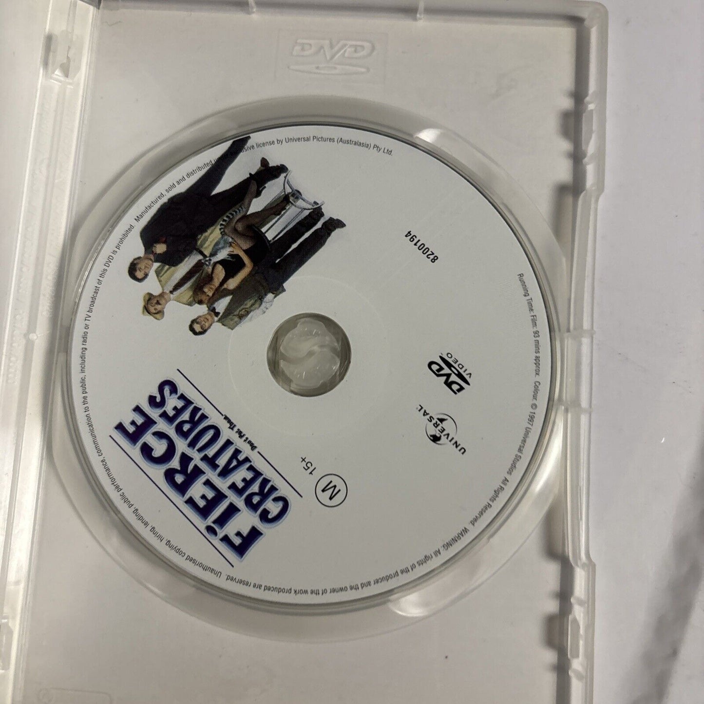 Fierce Creatures (DVD, 1996) John Cleese, Kevin Kline, Jamie Lee Curtis Region 4