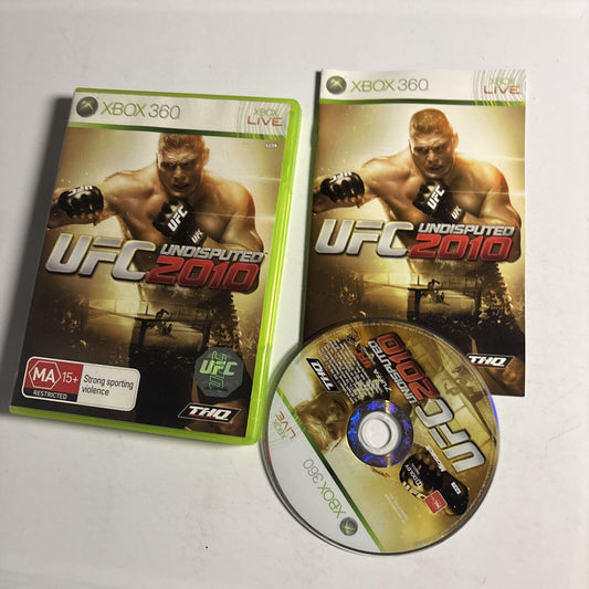 UFC Undisputed 2010 Microsoft Xbox 360 Game PAL Complete w manual