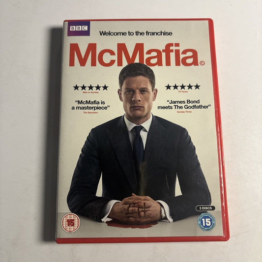 McMafia (DVD, 2018, 3-Disc) Hossein Amini, James Norton Region 4 &2