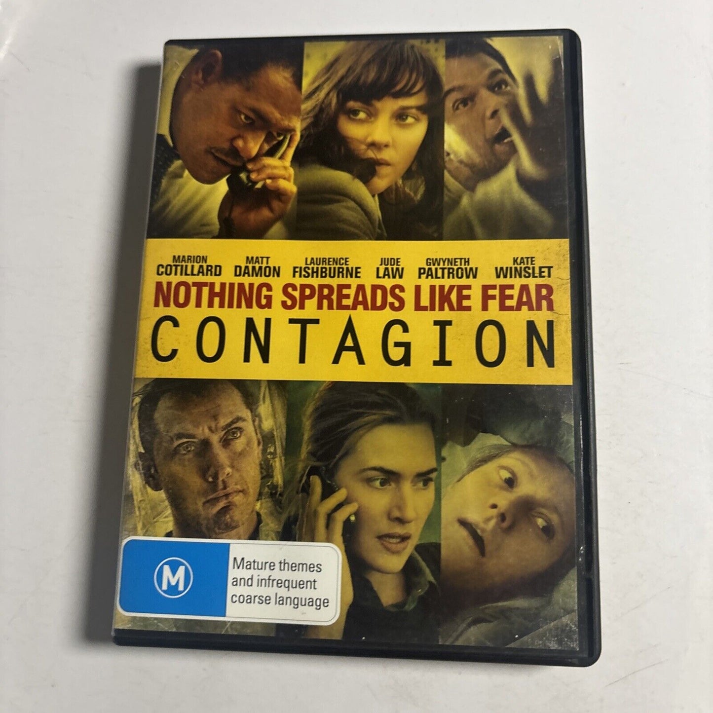 Contagion (DVD, 2011) Matt Damon, Gwyneth Paltrow, Jude Law NEW Region 4