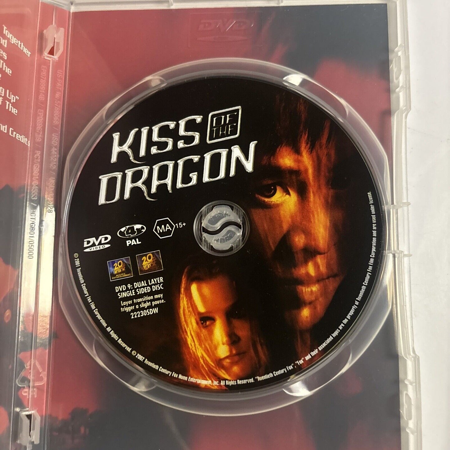 Kiss of the Dragon (DVD, 2000) Jet Li, Bridget Fonda Region 4