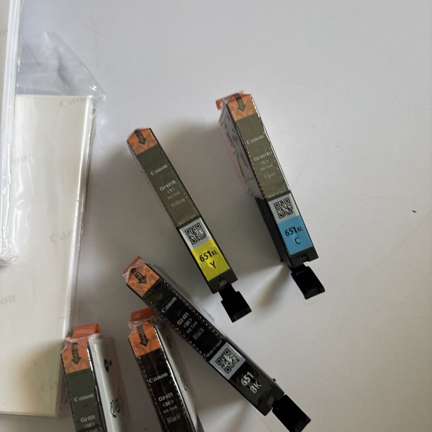 Canon CLI651XL Blk, 3x CLI-651 Blk, CLI-651XL Y CLI-651XL C 45x 4x6" Photo Paper