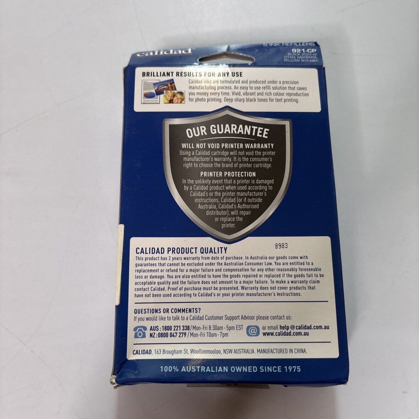 Calidad Refill Pack For Canon 40, 41, 510, 511, 640, 641 Black & Colour