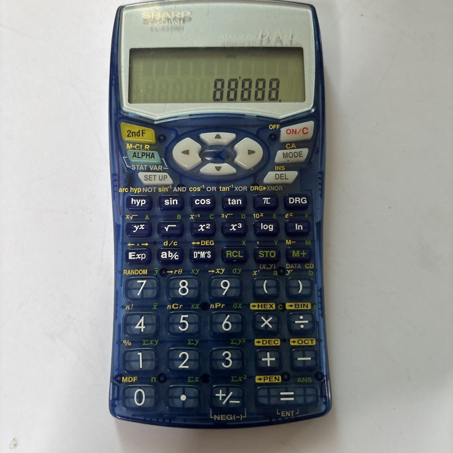 Sharp Scientific Calculator Advanced D.A.L EL-531WH