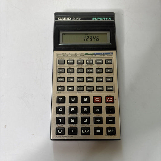 Casio Fx-100v Super-FX Scientific Calculator