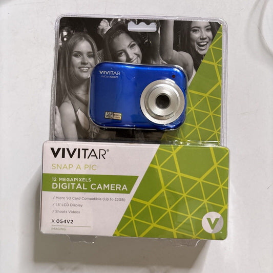 Vivitar VX054v2 Digital Camera 12.1MP Blue