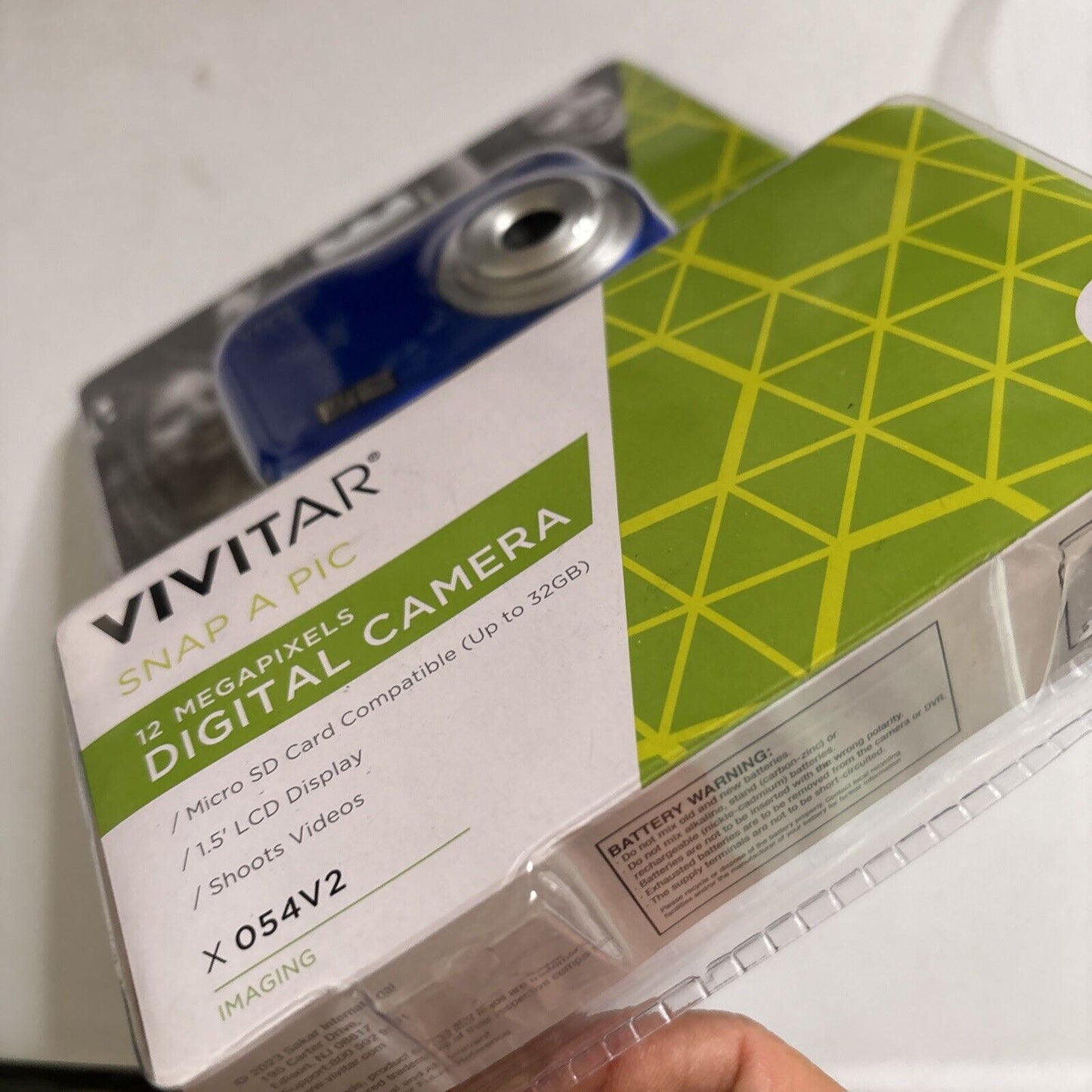 Vivitar VX054v2 Digital Camera 12.1MP Blue