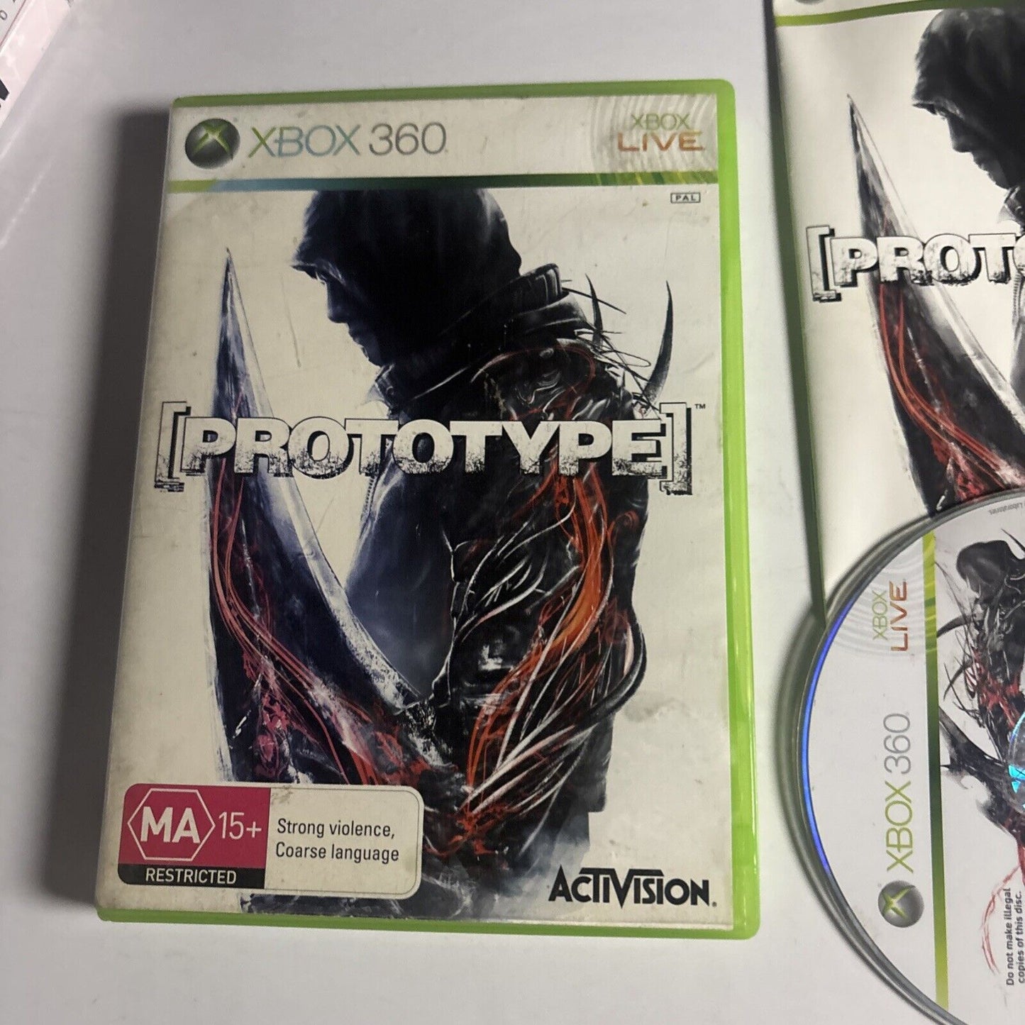 Prototype Xbox 360 Game PAL + Manual