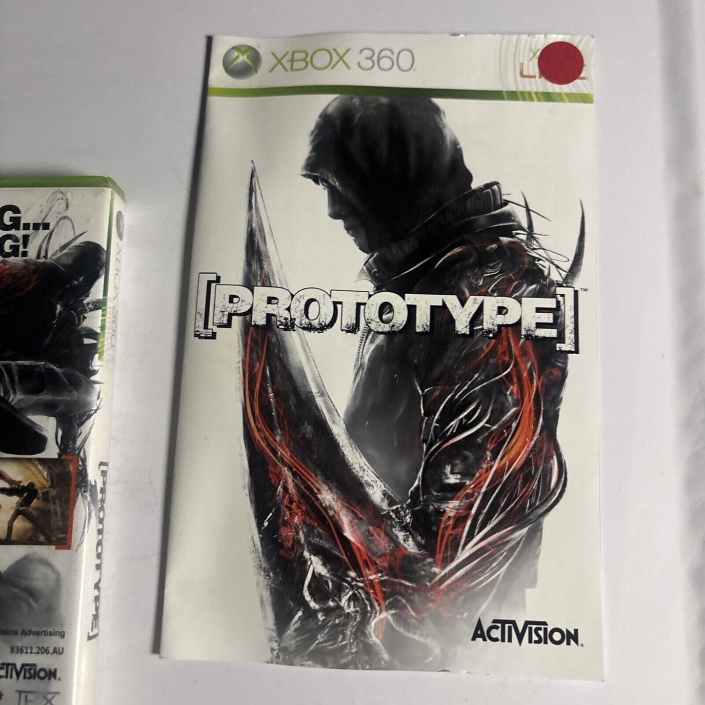 Prototype Xbox 360 Game PAL + Manual