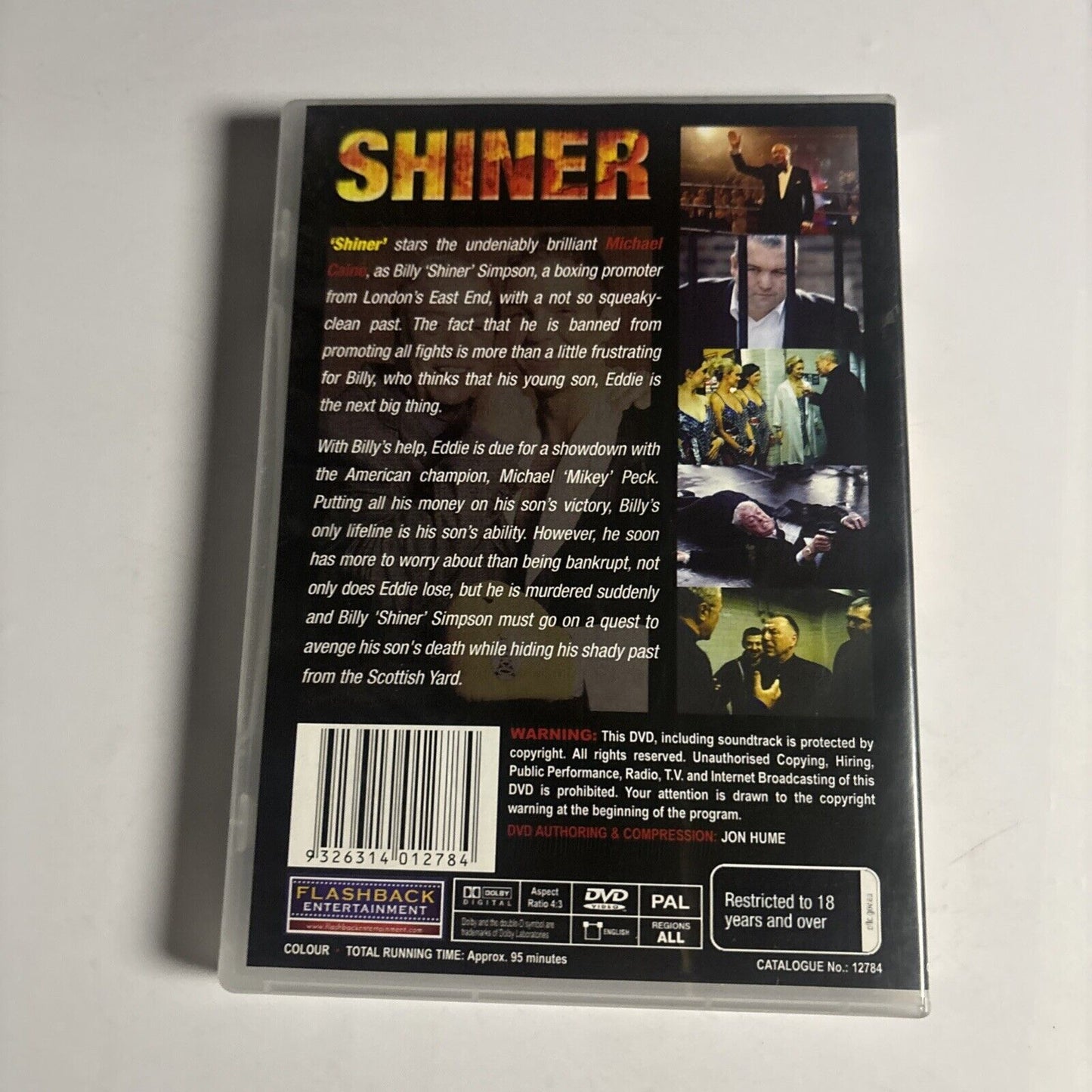 Shiner (DVD, 2000) Michael Caine, Martin Landau NEW All Regions