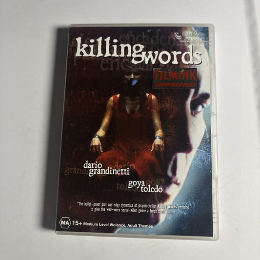 Killing Words (DVD, 2003) Dario Graninetti, Goya Toledo All Regions